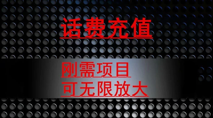 最新蓝海项目，刚需赛道，95 折充话费月入 5 位数宝哥轻创业_网络项目库_分享创业资讯_最新免费网络项目资源宝哥网创项目库