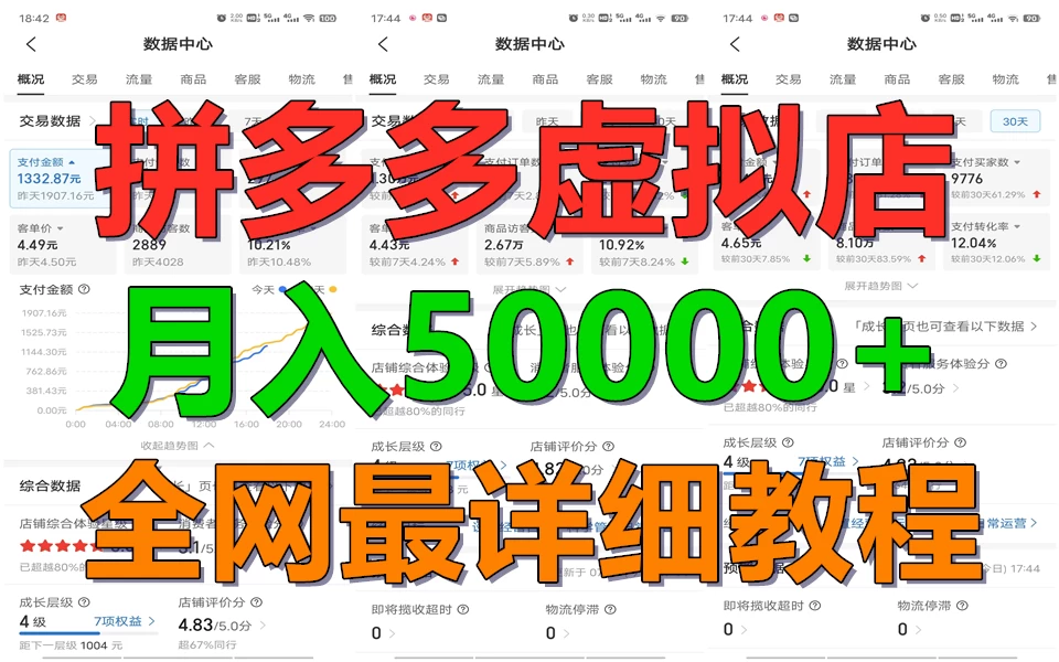 拼多多虚拟电商月入50000+你干你也行，暴利稳定长久，副业首选宝哥轻创业_网络项目库_分享创业资讯_最新免费网络项目资源宝哥网创项目库