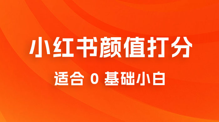 小红书颜值打分项目：一条作品最高收入 1000+宝哥轻创业_网络项目库_分享创业资讯_最新免费网络项目资源宝哥网创项目库