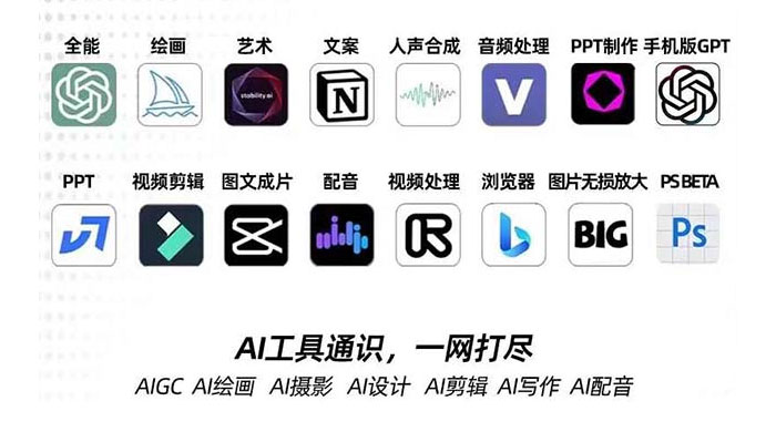 AIGC 全能特训营第 3 期：一次掌握 14 大主流 AI 工具，AI 工具通识，一网打尽宝哥轻创业_网络项目库_分享创业资讯_最新免费网络项目资源宝哥网创项目库