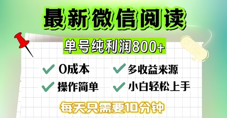 微信自撸阅读升级玩法，只要动动手每天十分钟，单号一天几张，简单0零成本，当日可提现宝哥轻创业_网络项目库_分享创业资讯_最新网创免费网络项目资源宝哥网创资源项目库