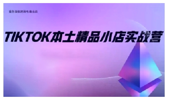 TikTok本土精品小店出海实战营，从入门到高阶，不止0-1!宝哥轻创业_网络项目库_分享创业资讯_最新网创免费网络项目资源宝哥网创资源项目库