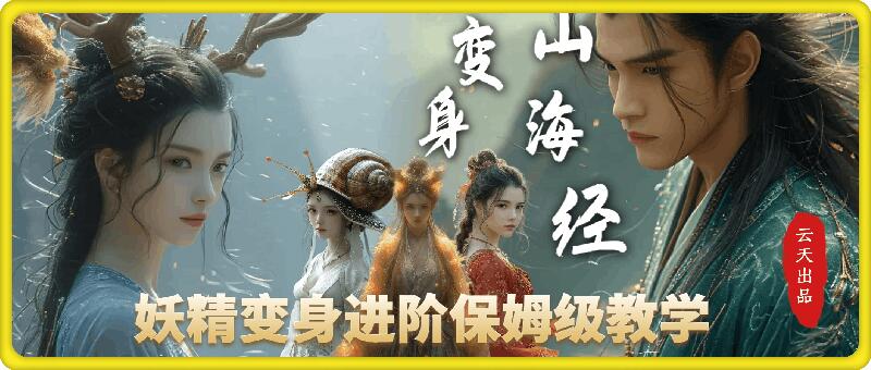 云天AI山海经变身视频教程，妖精变身进阶保姆级教学宝哥轻创业_网络项目库_分享创业资讯_最新网创免费网络项目资源宝哥网创资源项目库