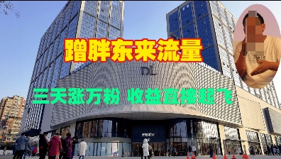 蹭胖东来流量，三天涨万粉，收益直接起飞宝哥轻创业_网络项目库_分享创业资讯_最新免费网络项目资源宝哥网创资源项目库