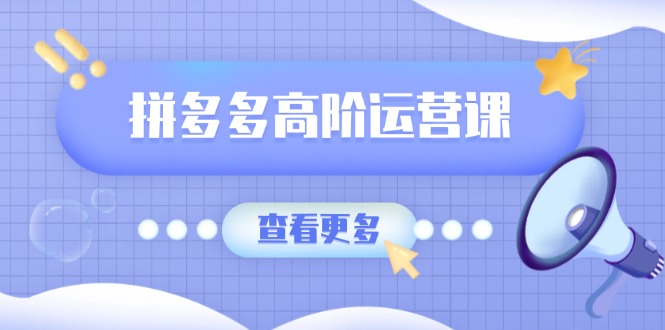 拼多多高阶运营课：极致群爆款玩法，轻付费无尽复制，打造单品爆款之路宝哥轻创业_网络项目库_分享创业资讯_最新网创免费网络项目资源宝哥网创资源项目库