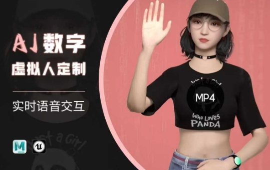 Ai数字人虚拟(智能体)实时语音交互特训营，​自行定制超写实角色AI数字人交互技术宝哥轻创业_网络项目库_分享创业资讯_最新网创免费网络项目资源宝哥网创资源项目库