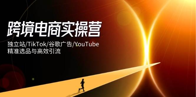 跨境电商实操营：独立站/TikTok/谷歌广告/YouTube，精准选品与高效引流宝哥轻创业_网络项目库_分享创业资讯_最新网创免费网络项目资源宝哥网创资源项目库