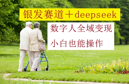银发赛道+deepseek数字人全域变现，小白也能操作宝哥轻创业_网络项目库_分享创业资讯_最新网创免费网络项目资源宝哥网创资源项目库