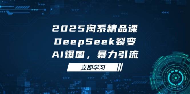 2025 淘系精品课，DeepSeek 裂变，AI 爆图，暴力引流宝哥轻创业_网络项目库_分享创业资讯_最新网创免费网络项目资源宝哥网创资源项目库