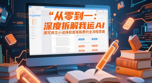 从零到一：深度拆解我运用AI撰写爽文小说挣取首笔稿费的全流程思路宝哥轻创业_网络项目库_分享创业资讯_最新网创免费网络项目资源宝哥网创资源项目库