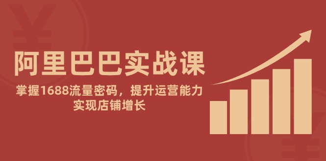 阿里巴巴实战课：掌握1688流量密码，提升运营能力，实现店铺增长宝哥轻创业_网络项目库_分享创业资讯_最新网创免费网络项目资源宝哥网创资源项目库