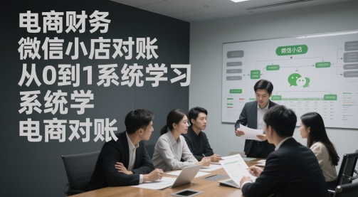 电商财务微信小店对账，从0到1系统学习电商对账宝哥轻创业_网络项目库_分享创业资讯_最新网创免费网络项目资源宝哥网创资源项目库