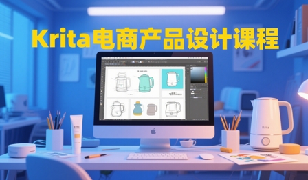 大梦老师·Krita电商产品设计课程宝哥轻创业_网络项目库_分享创业资讯_最新网创免费网络项目资源宝哥网创资源项目库