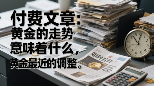 付费文章：黄金的走势意味着什么，如何看待黄金最近的调整宝哥轻创业_网络项目库_分享创业资讯_最新网创免费网络项目资源宝哥网创资源项目库