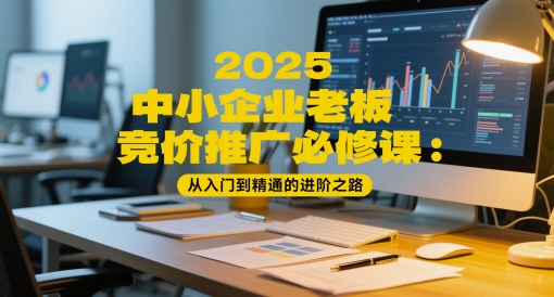 2025中小企业老板竞价推广必修课：从入门到精通的进阶之路宝哥轻创业_网络项目库_分享创业资讯_最新网创免费网络项目资源宝哥网创资源项目库