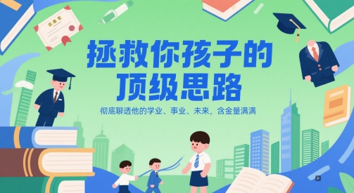 付费文章：拯救你孩子的顶级思路，彻底聊透他的学业、事业、未来，含金量满满宝哥轻创业_网络项目库_分享创业资讯_最新网创免费网络项目资源宝哥网创资源项目库