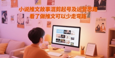 小说推文故事混剪起号及运营思路，看了做推文可以少走弯路宝哥轻创业_网络项目库_分享创业资讯_最新网创免费网络项目资源宝哥网创资源项目库