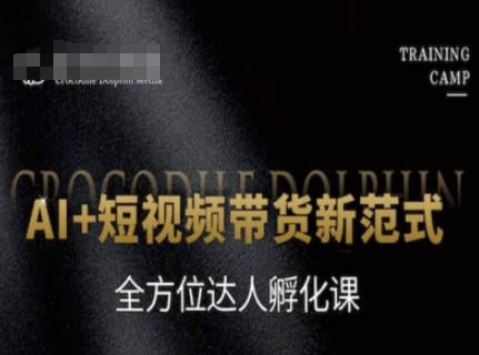 AI+短视频带货新范式，全方位达人孵化课宝哥轻创业_网络项目库_分享创业资讯_最新网创免费网络项目资源宝哥网创资源项目库