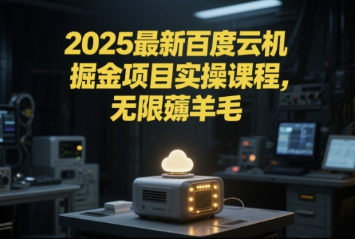 2025最新百度云机掘金项目实操课程单窗口保底5-10元月收益单窗口150+【揭秘】宝哥轻创业_网络项目库_分享创业资讯_最新网创免费网络项目资源宝哥网创资源项目库