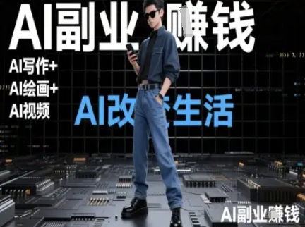 AI改变生活(Ai写作+AI绘画+Ai视频)，AI副业挣钱宝哥轻创业_网络项目库_分享创业资讯_最新网创免费网络项目资源宝哥网创资源项目库