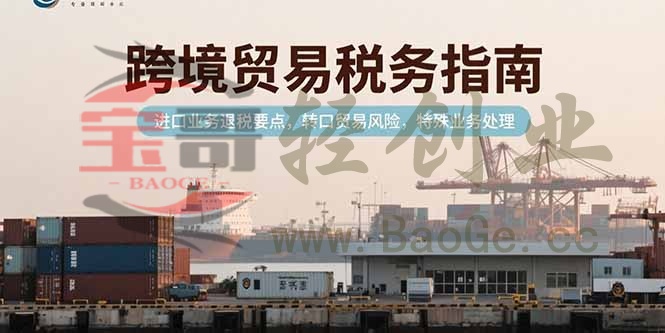 跨境贸易税务指南，进口业务退税要点，转口贸易风险，特殊业务处理宝哥轻创业_网络项目库_分享创业资讯_最新网创免费网络项目资源宝哥网创资源项目库