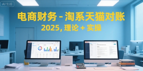 电商财务-淘系天猫对账2025，理论+实操宝哥轻创业_网络项目库_分享创业资讯_最新网创免费网络项目资源宝哥网创资源项目库
