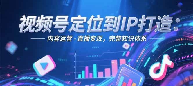 视频号定位到IP打造：账号搭建-内容运营-直播变现，完整知识体系宝哥轻创业_网络项目库_分享创业资讯_最新网创免费网络项目资源宝哥网创资源项目库