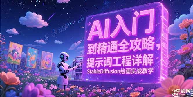 AI入门到精通全攻略，提示词工程详解，StableDiffusion绘画实战教学宝哥轻创业_网络项目库_分享创业资讯_最新网创免费网络项目资源宝哥网创资源项目库