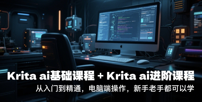 krita ai基础课程+Krita ai进阶课程，从入门到精通，电脑端操作，新手老手都可以学宝哥轻创业_网络项目库_分享创业资讯_最新网创免费网络项目资源宝哥网创资源项目库