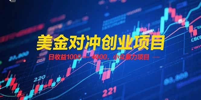 美金对冲创业项目，日收益 1000 – 4000，小众暴力项目宝哥轻创业_网络项目库_分享创业资讯_最新网创免费网络项目资源宝哥网创资源项目库