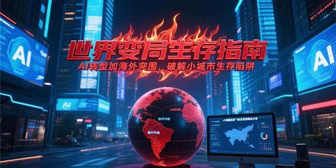付费文章《世界变局生存指南，AI转型加海外突围，破解小城市生存陷阱》宝哥轻创业_网络项目库_分享创业资讯_最新网创免费网络项目资源宝哥网创资源项目库