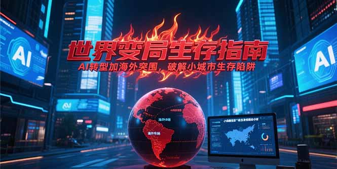付费文章《世界变局生存指南，AI转型加海外突围，破解小城市生存陷阱》宝哥轻创业_网络项目库_分享创业资讯_最新网创免费网络项目资源宝哥网创资源项目库