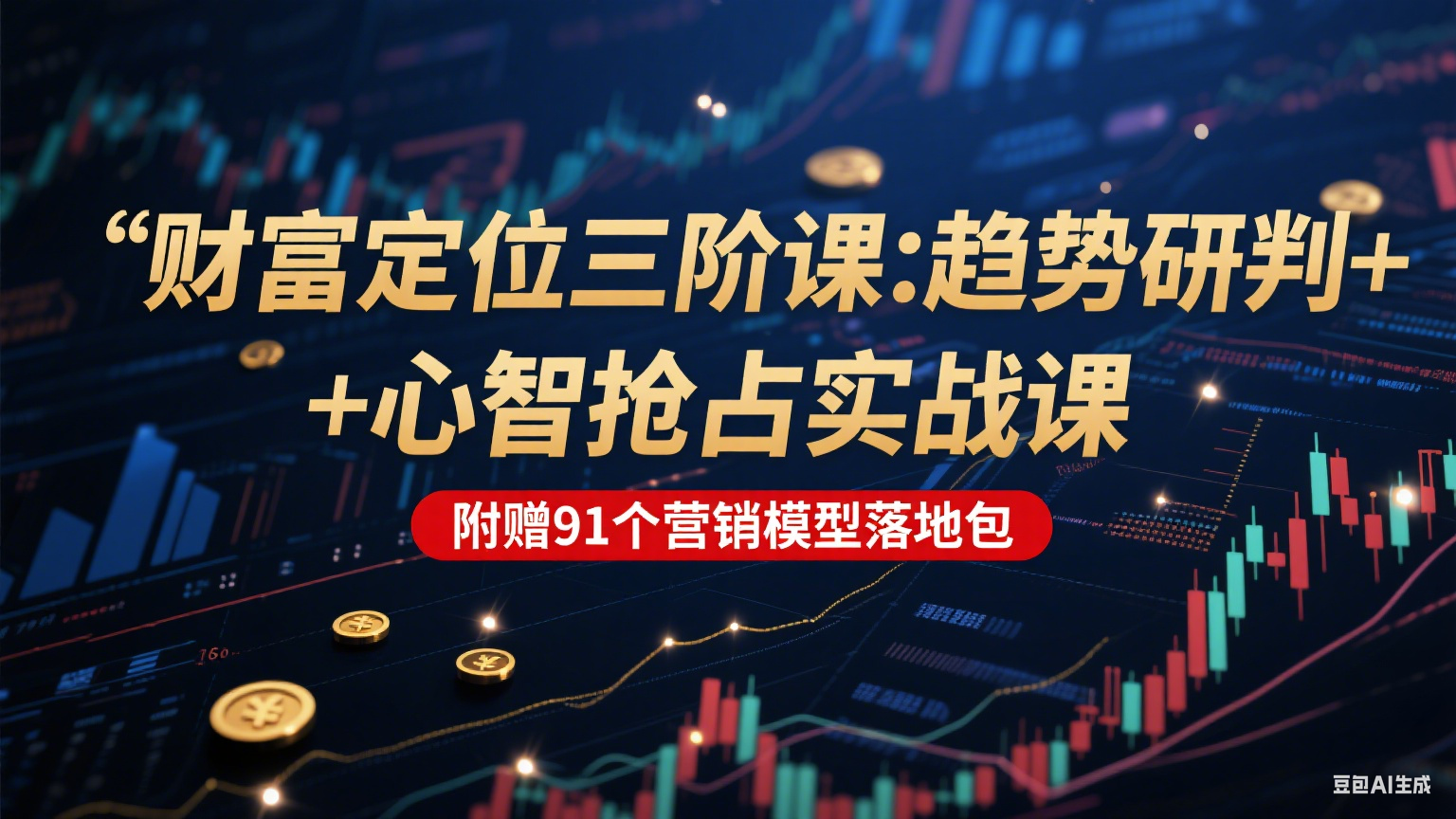 财富定位三阶：趋势研判 + 心智抢占实战课，附赠91个营销模型落地包宝哥轻创业_网络项目库_分享创业资讯_最新网创免费网络项目资源宝哥网创资源项目库