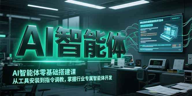 AI智能体零基础搭建课，从工具安装到指令调教，掌握行业专属智能体开发…宝哥轻创业_网络项目库_分享创业资讯_最新网创免费网络项目资源宝哥网创资源项目库