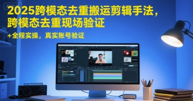 2025跨模态去重搬运剪辑手法,跨模态去重现场验证 +全程实操,真实账号验证 2025跨模态去重搬运剪辑手法,跨模态去重现场验证 +全程实操,真实账号验证