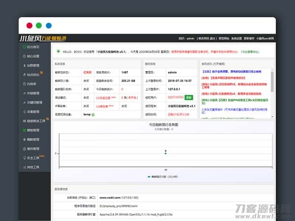 PHP站群系统小旋风万能蜘蛛池x6.3源码 破解不限授权宝哥轻创业_网络项目库_分享创业资讯_最新网创免费网络项目资源宝哥网创资源项目库