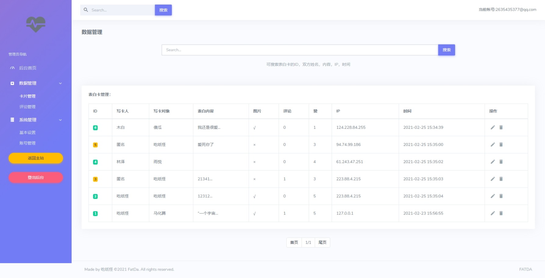 图片[8]宝哥轻创业_网络项目库_分享创业资讯_最新网创免费网络项目资源CZCW表白墙系统源码 v1.0.3.3 | LoveCards宝哥轻创业_网络项目库_分享创业资讯_最新网创免费网络项目资源宝哥网创资源项目库