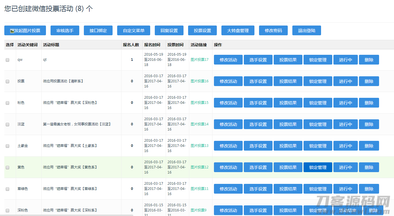 图片[2]宝哥轻创业_网络项目库_分享创业资讯_最新网创免费网络项目资源微信投票管理系统源码 独立版 含8种模版宝哥轻创业_网络项目库_分享创业资讯_最新网创免费网络项目资源宝哥网创资源项目库