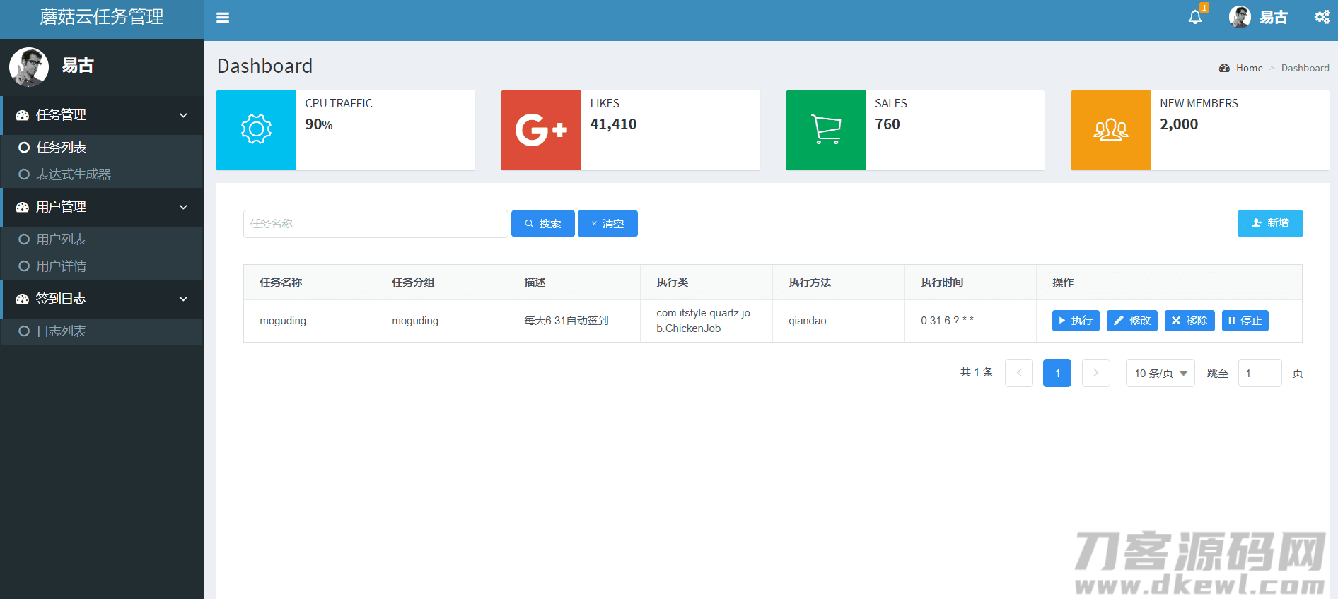 Java蘑菇钉云签到管理系统源码宝哥轻创业_网络项目库_分享创业资讯_最新网创免费网络项目资源宝哥网创资源项目库