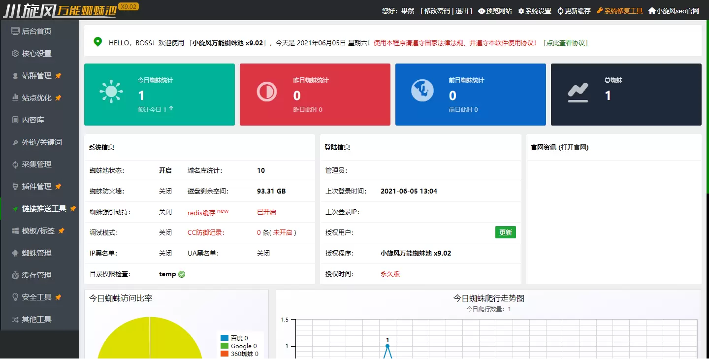 图片[1]宝哥轻创业_网络项目库_分享创业资讯_最新网创免费网络项目资源小旋风万能蜘蛛池 x9.02完美破解版/站长必备SEO/永久使用/带教程宝哥轻创业_网络项目库_分享创业资讯_最新网创免费网络项目资源宝哥网创资源项目库