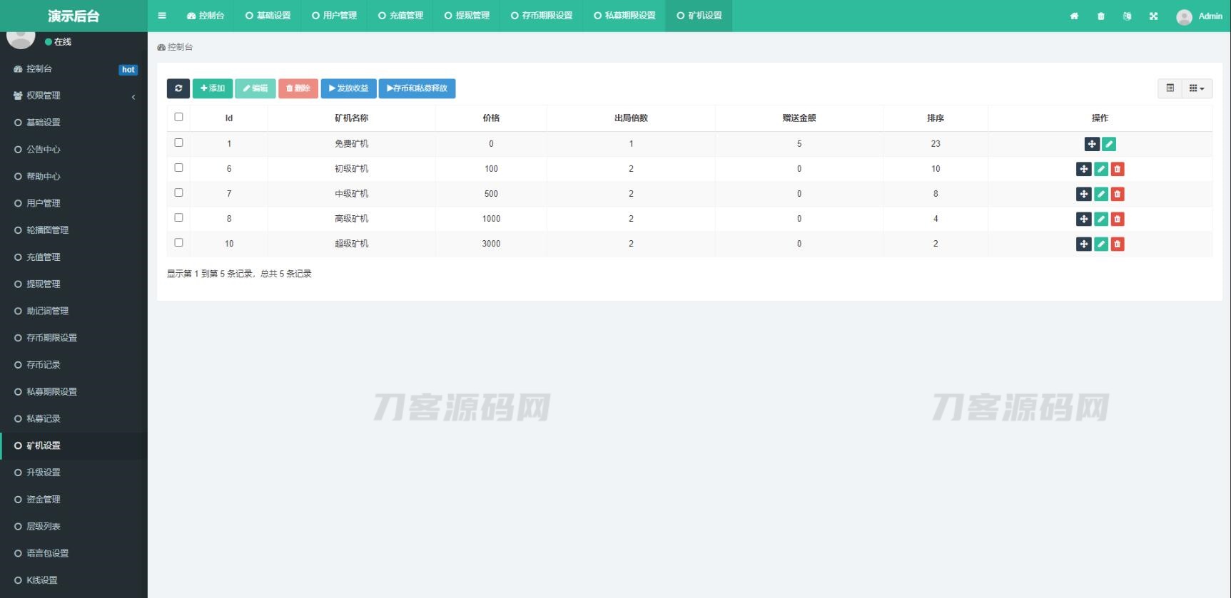 图片[6]宝哥轻创业_网络项目库_分享创业资讯_最新网创免费网络项目资源H5打包版双语言的虚拟币矿机交易系统 USDT支付 矿机系统 存币生息宝哥轻创业_网络项目库_分享创业资讯_最新网创免费网络项目资源宝哥网创资源项目库