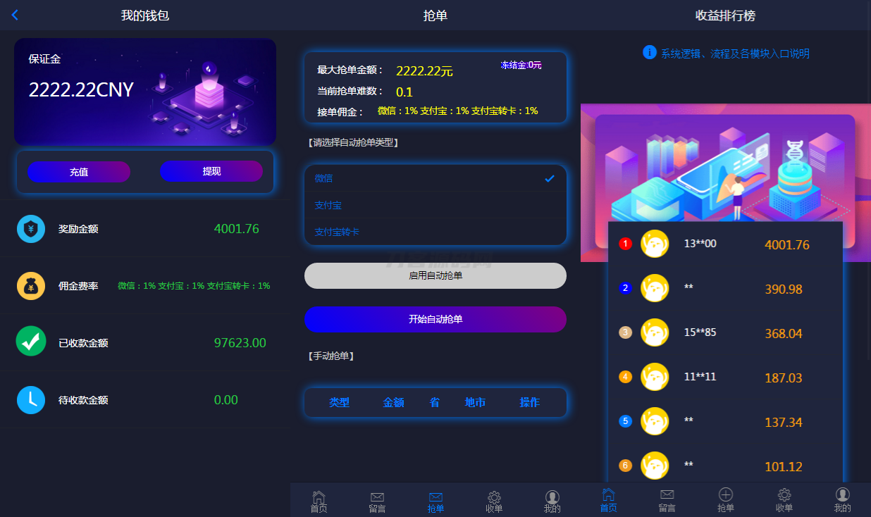 2024定制版抢单支付系统源码|开代理|自动抢单接单宝哥轻创业_网络项目库_分享创业资讯_最新网创免费网络项目资源宝哥网创资源项目库