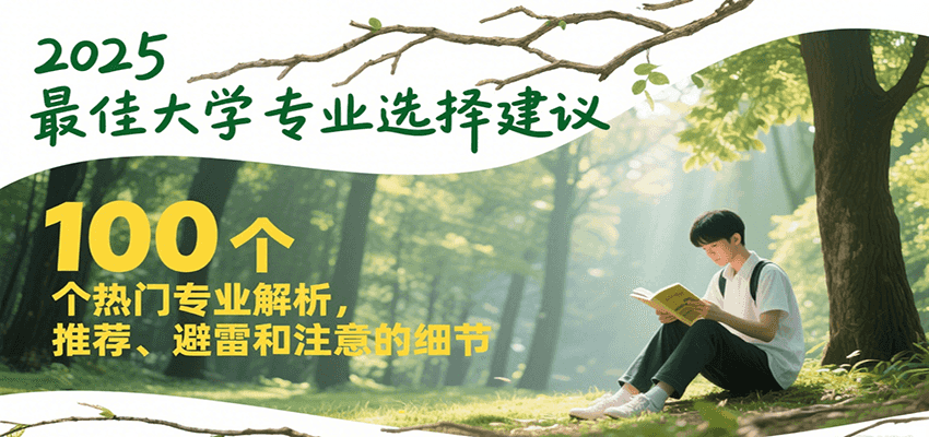 2025最佳大学专业选择建议，100个热门专业解析，推荐、避雷和注意的细节宝哥轻创业_网络项目库_分享创业资讯_最新网创免费网络项目资源宝哥网创资源项目库