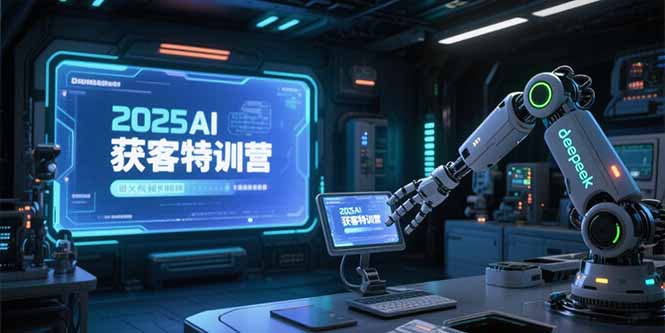 2025AI获客特训营，AI图文视频全制作，deepseek工具实操教学宝哥轻创业_网络项目库_分享创业资讯_最新网创免费网络项目资源宝哥网创资源项目库
