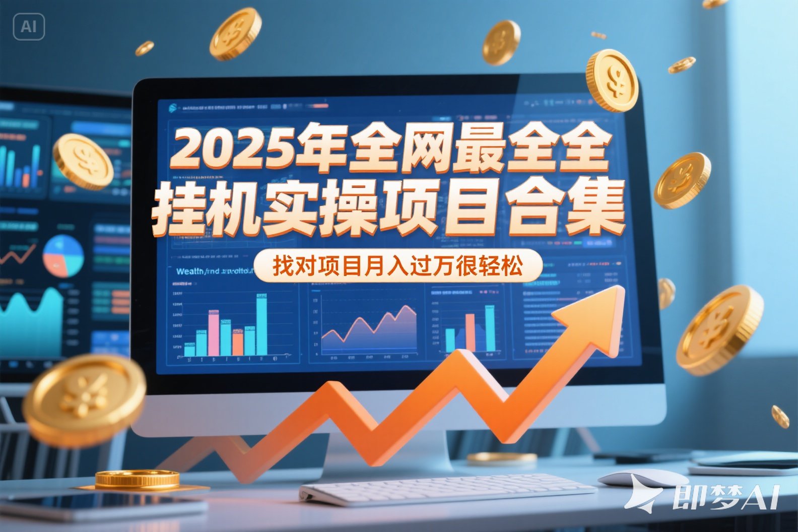2025年挂机实操项目实操演练，挂机类型，AI直播类型，轻资产创业类型…宝哥轻创业_网络项目库_分享创业资讯_最新网创免费网络项目资源宝哥网创资源项目库