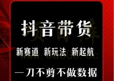 抖音短视频一刀不剪带货，不剪辑，不直播，每天发个视频，等着出单获取带货佣金宝哥轻创业_网络项目库_分享创业资讯_最新网创免费网络项目资源宝哥网创资源项目库
