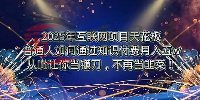 2025年互联网项目天花板，普通人如何通过卖项目实现逆风翻盘，月入5W＋！宝哥轻创业_网络项目库_分享创业资讯_最新网创免费网络项目资源宝哥网创资源项目库