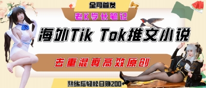 海外tiktok小说推文暴力项目，高停留率，高转化率，上手后一天搞顿饭钱不是问题宝哥轻创业_网络项目库_分享创业资讯_最新网创免费网络项目资源宝哥网创资源项目库