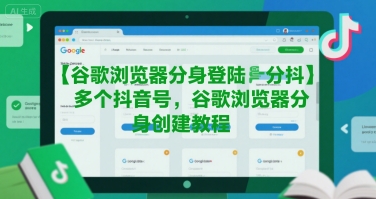 谷歌浏览器分身登陆多个抖音号，谷歌浏览器分身创建教程宝哥轻创业_网络项目库_分享创业资讯_最新网创免费网络项目资源宝哥网创资源项目库
