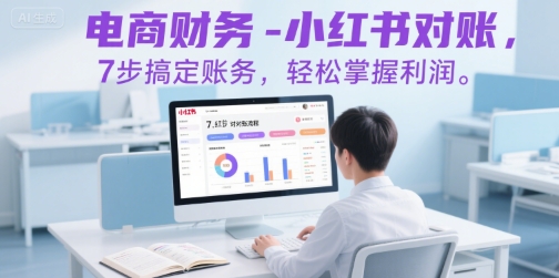 电商财务-小红书对账，7步搞定账务，轻松掌握利润宝哥轻创业_网络项目库_分享创业资讯_最新网创免费网络项目资源宝哥网创资源项目库